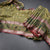 Semi Kataan Olive Green Saree With Zari Buttas