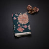 Semi Kataan Teal Green Floral Printed Saree
