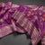 Semi Kataan Magenta Purple Zari Worked Saree