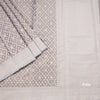 Tissue Grey Embossed Saree