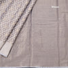 Tissue Grey Embossed Saree