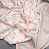 Tussar Cream Floral Printed Saree 02