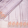 Fancy Silk Lavender Stylish Thread Work Saree 02