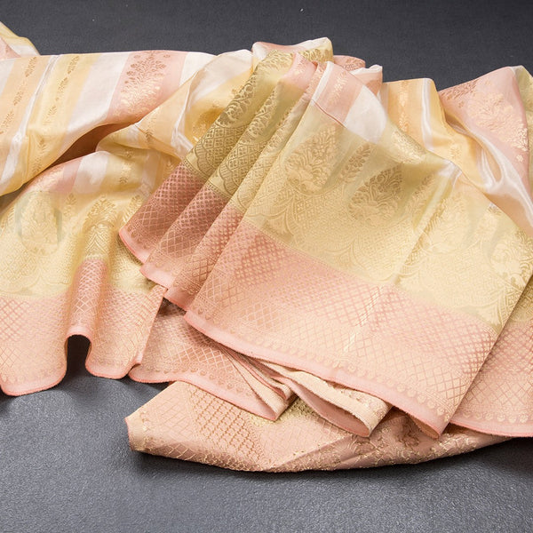 Tissue Banaras Multi Colour Zari Worked Saree