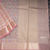 Kota Light Pink Thread Work Saree With Zari Border