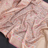 Kota Light Pink Thread Work Saree With Zari Border