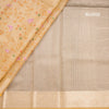 Tissue Kota Yellow Thread Work Saree With Zari Border