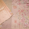 Organza Multi Colour Zari Stripes With Thread Work Saree