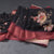 Semi Linen Black Floral Printed Saree With Zari Border