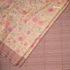 Kota Light Sandal Floral Printed Saree