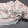 Raw Silk Cream Floral Printed Saree With Zari Border 07