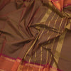 Chettinad Cotton Shot Colour Plain Saree With Rettapet Border Without Blouse