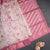 Raw Silk Light Pink Floral Printed Saree With Zari Border