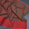 Chettinad Cotton Shot Colour Plain Saree With Thread Border