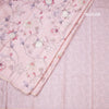 Semi Raw Silk Onion Pink Floral Printed Saree 03