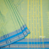Kanchi Cotton Shot Colour Saree With Thread Buttas And Zari Border 02
