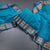 Kanchi Cotton Peacock Blue Saree With Zari Buttas And Zari Border 02
