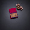 Kanchi Cotton Hot Pink Saree With Thread Buttas And Temple Border