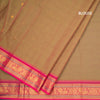 Kanchi Cotton Shot Colour Saree With Thread Buttas And Zari Border 04