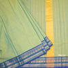 Kanchi Cotton Shot Colour Plain Saree And Zari Border
