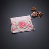 Linen Light Pink Zari Stripes Saree And Thread Embroidered Border