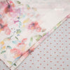 Raw Silk Cream Floral Printed Saree With Ribbon Border 07