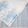 Raw Silk Cream Floral Printed Saree With Ribbon Border 05