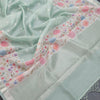 Kota Mint Green Saree With Thread Buttas And Printed With Zari Border - Kumaran Silks