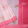 Kota Rose Pink Floral Printed Saree And Zari Border