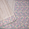 Tussar Light Brown Saree With Thread Buttas And Printed Border