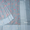 Kota Light Blue Floral Printed Saree