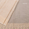 Kota Sandal Floral Thread Work Saree