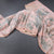Pure Tussar Baby Pink Leaf Printed Borderless Saree