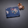 Kota Dark Blue Borderless Printed Saree