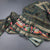 Raw Silk Dark Green Printed Checked Saree And Rettapet Border