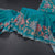 Kota Peacock Blue Borderless Floral Printed Saree