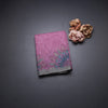 Semi Linen Magenta Purple Kalamkari Printed Saree