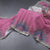 Semi Linen Magenta Purple Kalamkari Printed Saree