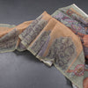 Semi Linen Mustard Kalamkari Printed Saree