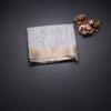 Raw Silk Grey Printed Saree With Zari Border 02