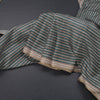 Semi Raw Silk Multi Colour Printed Striped Saree 02