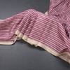 Semi Raw Silk Multi Colour Printed Striped Saree 03