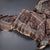 Raw Silk Brown Printed Saree