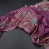 Kota Thulian Pink Floral Printed Saree