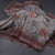 Semi Linen Grey Floral Printed Saree 06