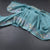 Raw Silk Sky Blue Zari Stripes Saree With Thread Border