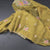 Linen Lemon Green Borderless Thread Work Saree