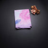 Semi Linen Lavender Floral Printed Saree And Ribbon Border