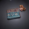 Raw Silk Dark Brown Kalamkari Printed Saree