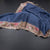 Raw Silk Blue Zari Checked Saree And Thread Border